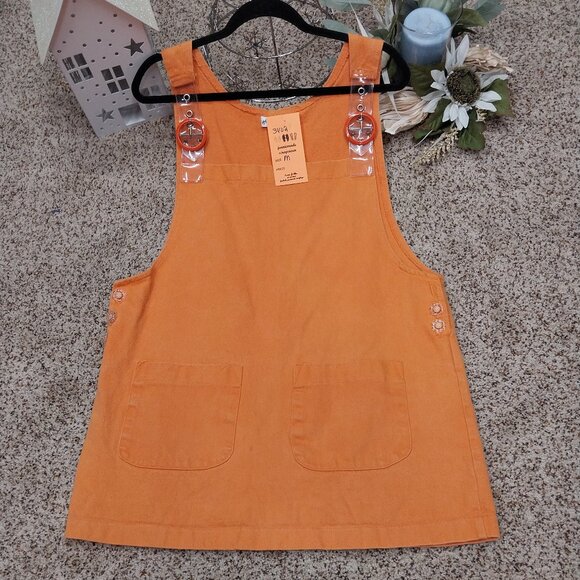 Hallian Dresses & Skirts - 3402 Size Medium Hallain La Jumper with Plastic Buckles in Orange